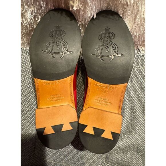 The Office of Angela Scott Mr Smith in Garnet red pink 37.5 / 7.5 new without bo - Picture 10 of 12